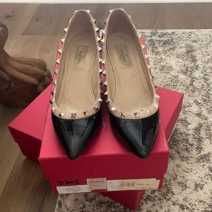 Valentino Rockstud wedge shoes.